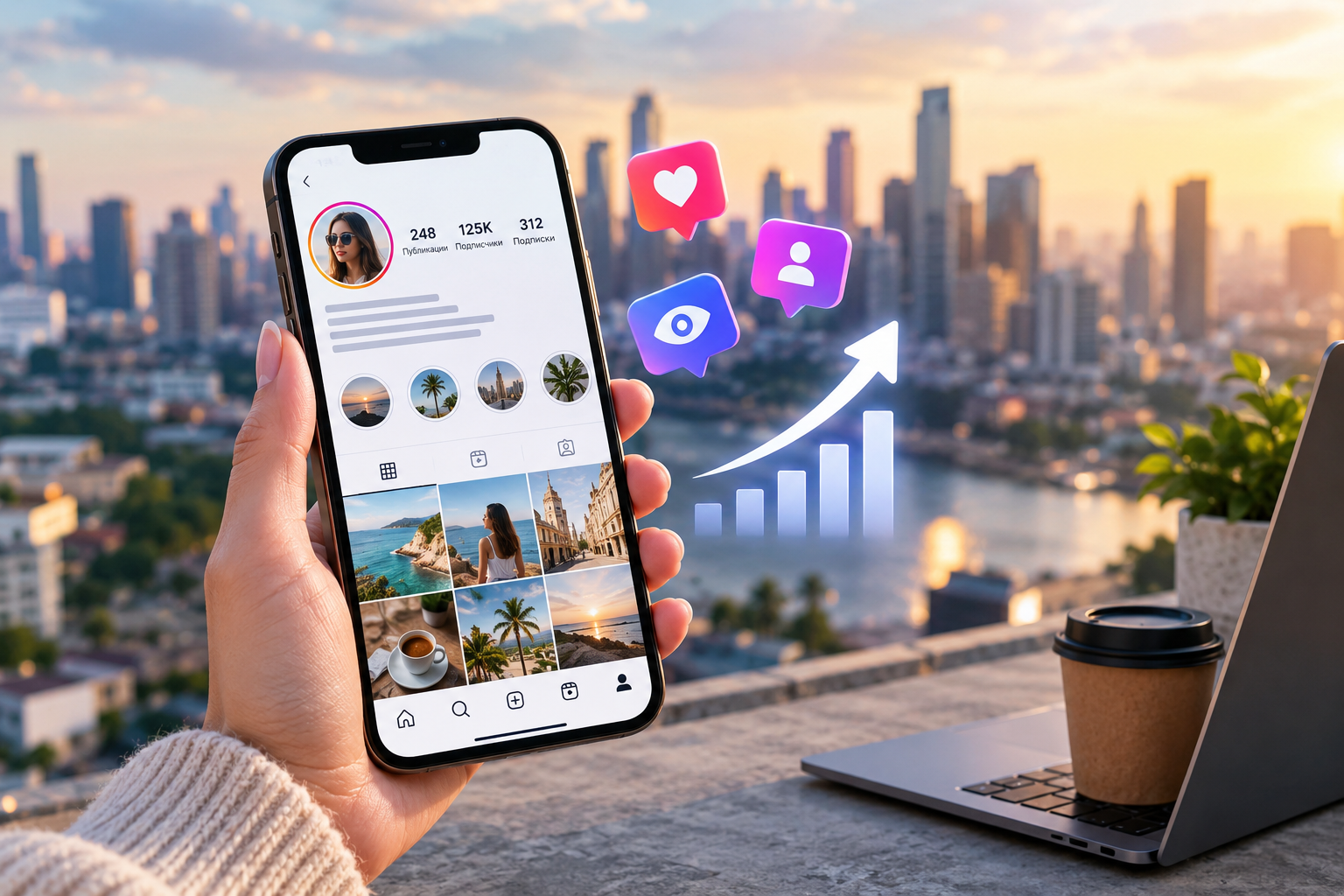 Как правильно комбинировать услуги накрутки для роста показов в Instagram